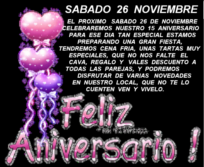 XV Aniversario